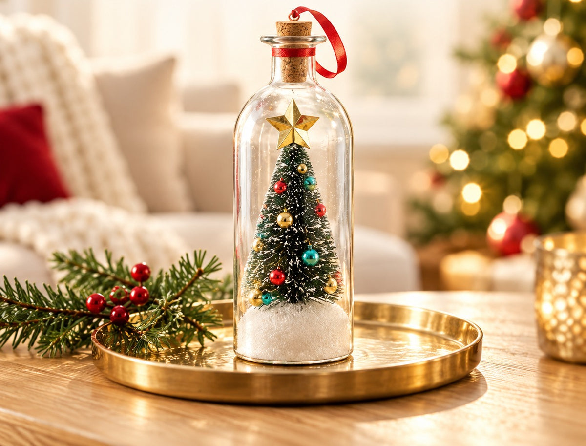 Recordable Christmas Tree Message Bottle