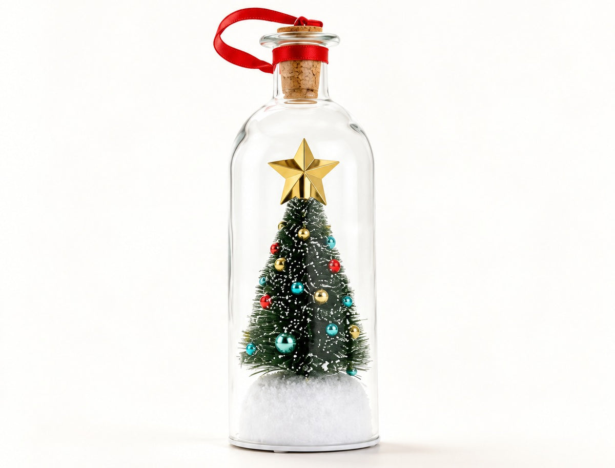Recordable Christmas Tree Message Bottle