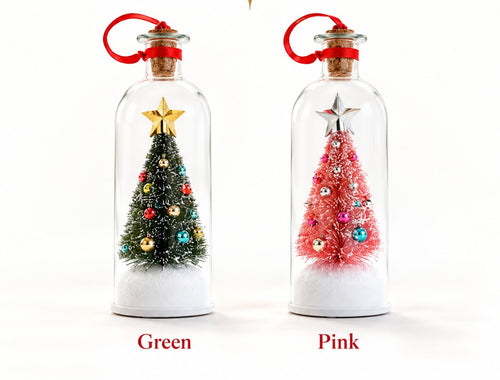 Recordable Christmas Tree Message Bottle