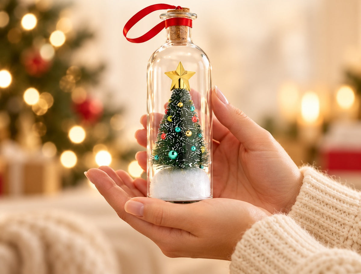 Recordable Christmas Tree Message Bottle